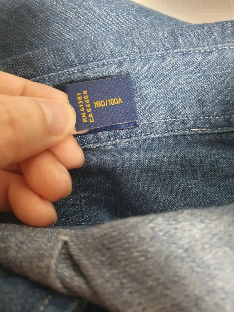 폴로 랄프로렌 포니 데님 셔츠 L 이미지