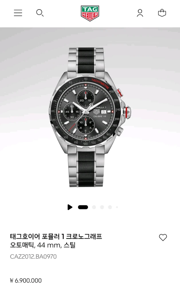 태그호이어 포뮬러1 크로노그래프 칼리버 16 CAZ2012(2019년식) 이미지