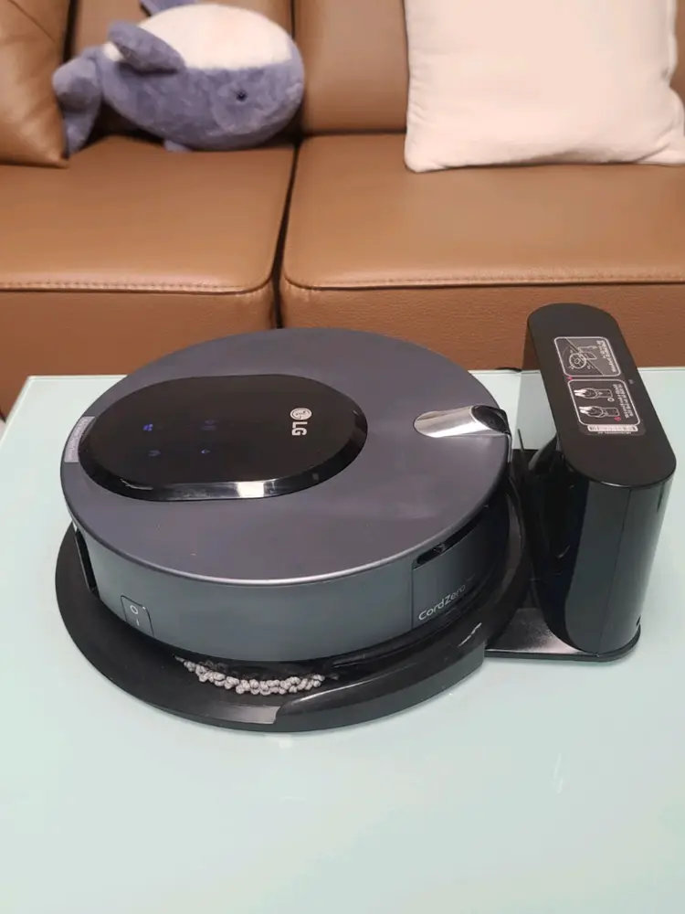 LG 코드제로 물걸레 로봇청소기 M970I(A급,2021년11월산,3시간27분작동)구입(22.5만원) 이미지