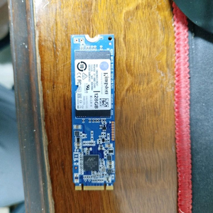 빠른 속도를 자랑하는 Kingston SSD 128GB M.2 SATA 제품이에요 전주시 이미지