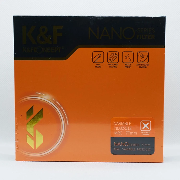 K&F Concept 77mm ND32-512 슬림 NANO-X 가변 필터 (새상품) 8K AGC Glass 이미지
