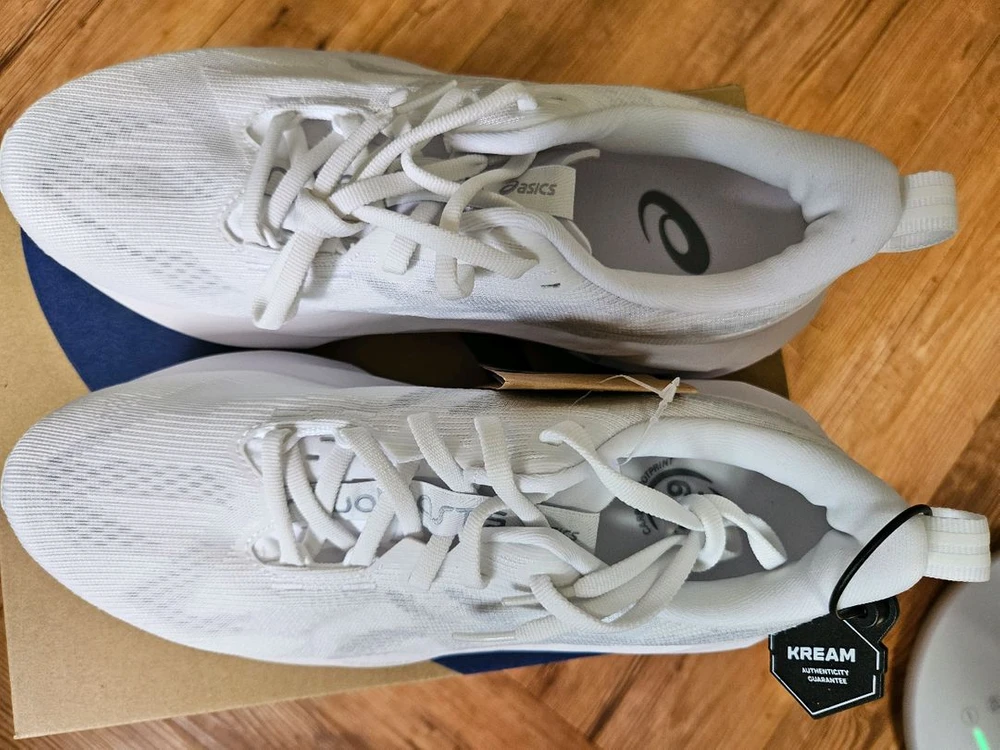 아식스 노바블라스트 5 화이트 피그먼트 그레이 250mm 이미지