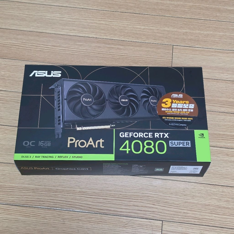 ASUS ProArt RTX 4080 SUPER OC 16GB 판매 이미지
