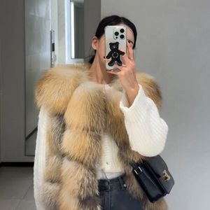 [새상품] 파미아베크 골드 사가폭스 퐁퐁이 퍼조끼 이미지