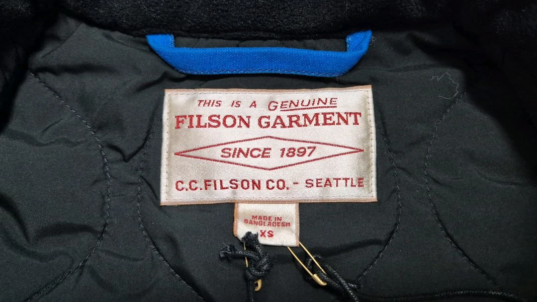 [FILSON] 필슨 틴 클로스 프리마로프트 자켓 XS (새상품) 이미지