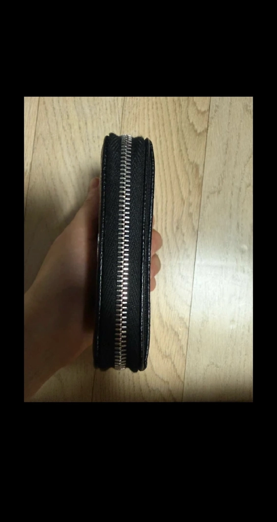 ***** 샤넬 카드지갑 지퍼돌이 은장 백화점 정품 급처 이미지