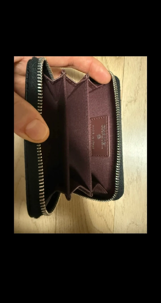 ***** 샤넬 카드지갑 지퍼돌이 은장 백화점 정품 급처 이미지