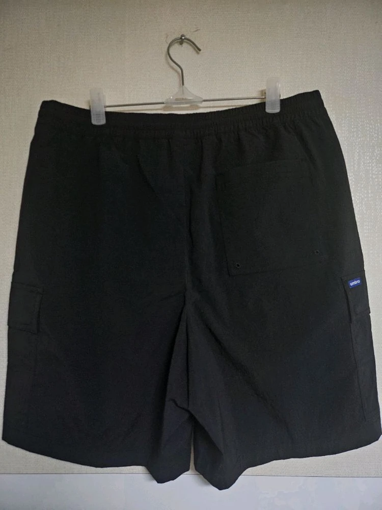 엄브로 나일론스판 유틸리티 반바지 블랙 이미지