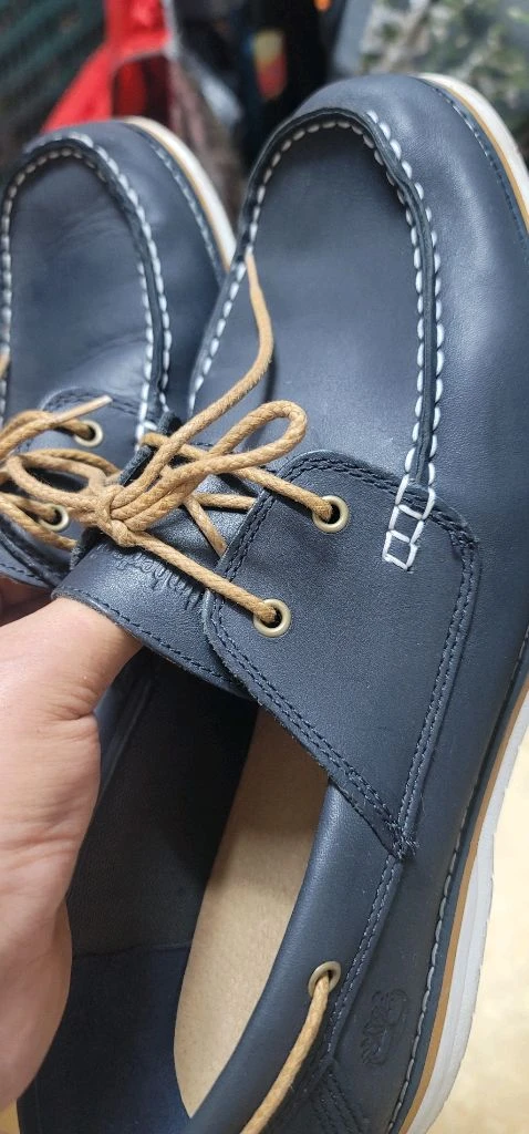 [새상품급] 명포 팀버랜드(Timberland) 프리미엄 가죽 보트슈즈 300mm팀버랜드의 정교한 만듦새가 돋보이는 이미지