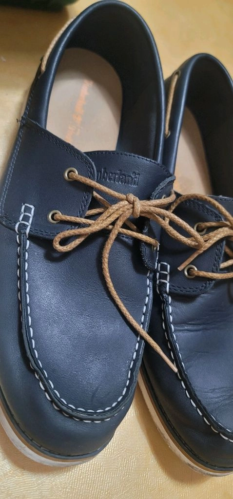 [새상품급] 명포 팀버랜드(Timberland) 프리미엄 가죽 보트슈즈 300mm팀버랜드의 정교한 만듦새가 돋보이는 이미지
