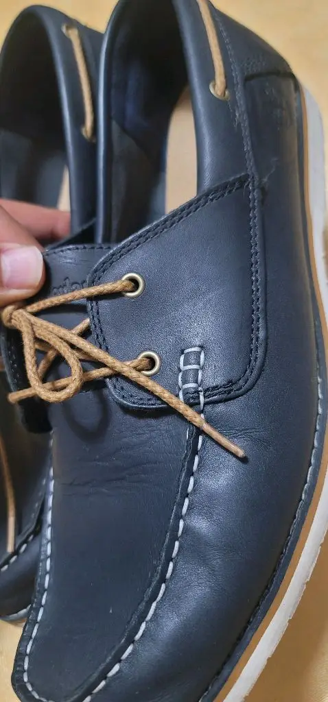 [새상품급] 명포 팀버랜드(Timberland) 프리미엄 가죽 보트슈즈 300mm팀버랜드의 정교한 만듦새가 돋보이는 이미지