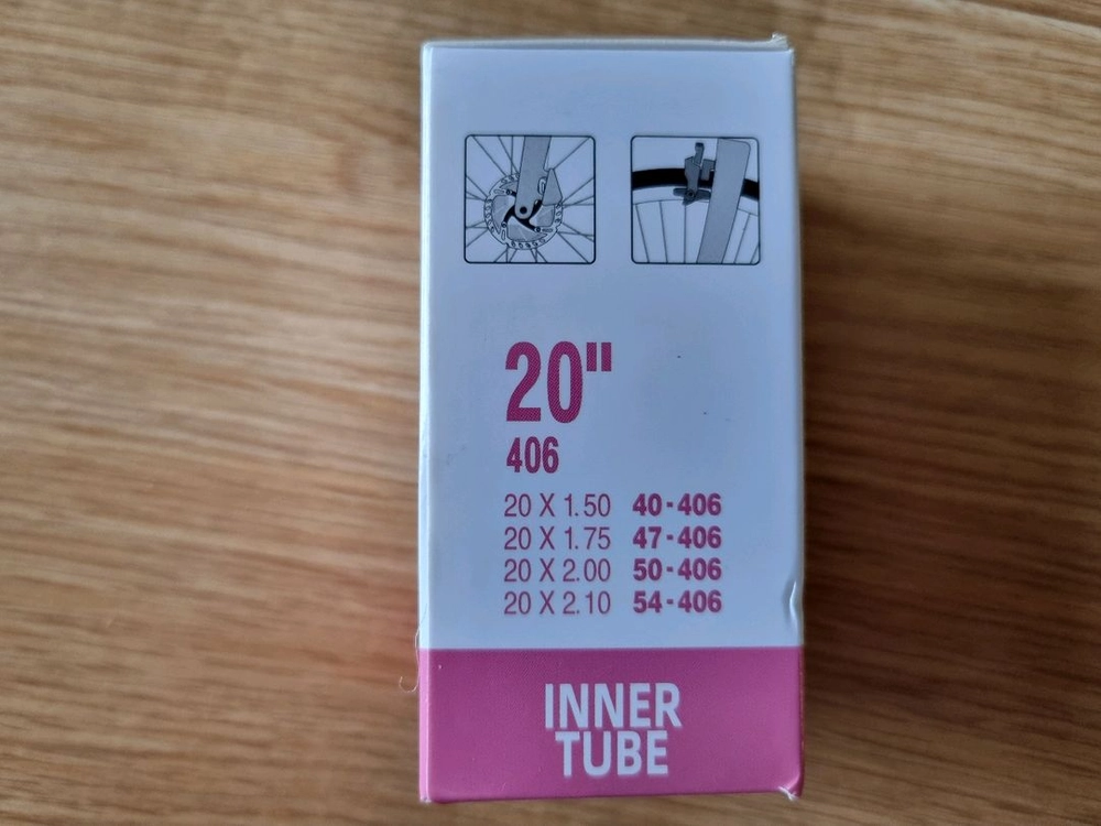 미니벨로 자전거 20인치 406 tpu 튜브(슈레더)2개 이미지