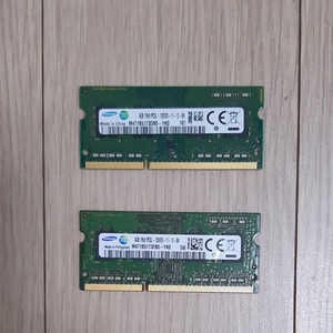 삼성 노트북 램 DDR3 4GB PC3L-12800S (2개) 이미지