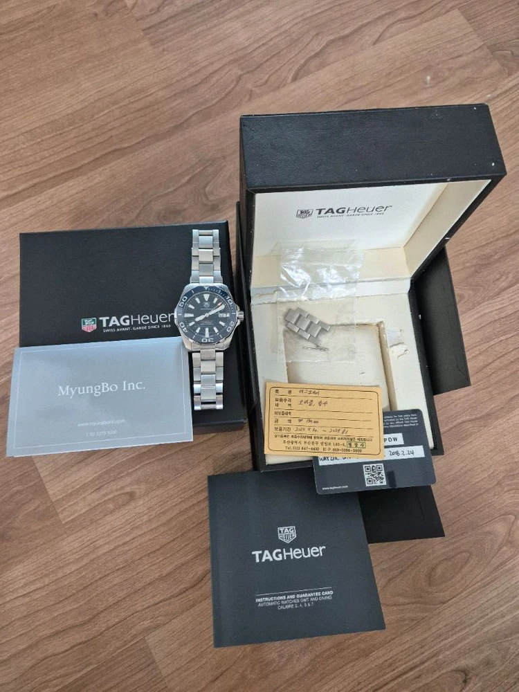 태그호이어 아쿠아레이서300 오토 청판 41mm - 안심되는 중고거래