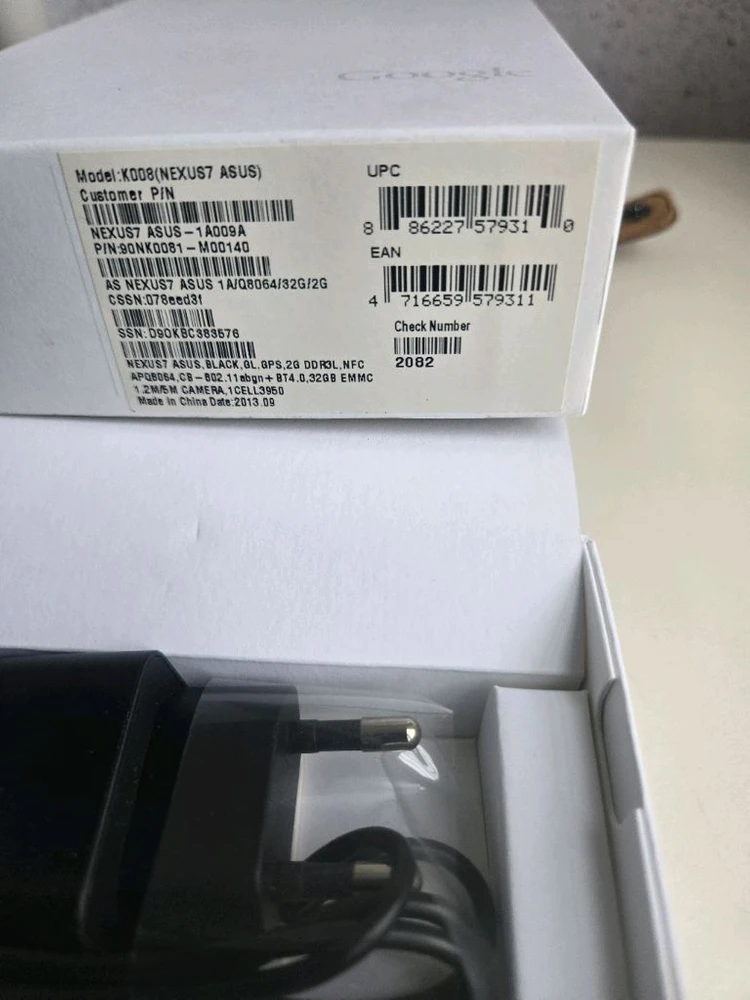 구글 넥서스7 32GB 블랙 태블릿(풀박스 정상작동,상태최상) 이미지