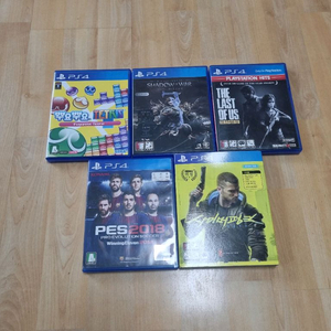 PS4 플스4 게임 CD 5장 일괄 이미지