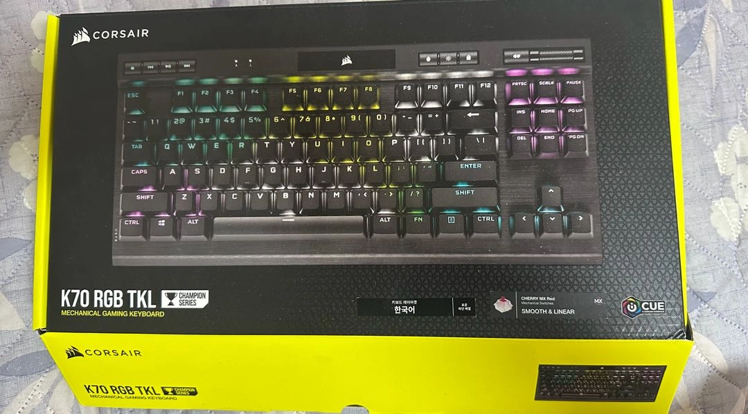 커세어 K70 RGB TKL 적축(공방윤활) 이미지