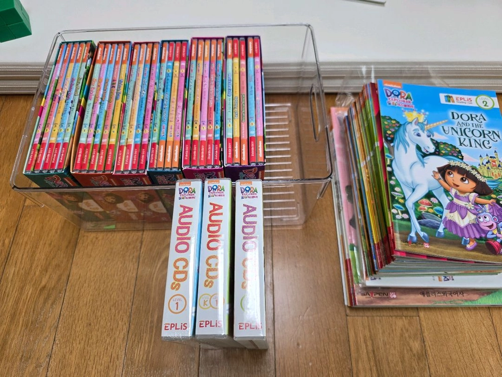 도라 dvd 1-6집+ 리더스 30권 + 워크북 이미지