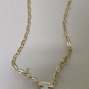 18K 체인 링크 큐빅 목걸이 23g (6.13돈) 판매합니다 이미지