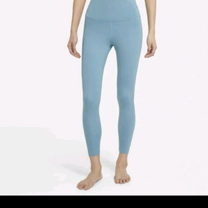 나이키 블루 레깅스 요가 7/8 타이츠 이미지
