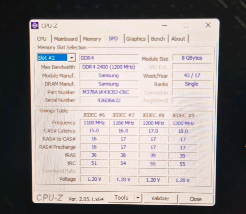 삼성 DDR4 2400T 8GB 8기가 램 메모리 판매 이미지