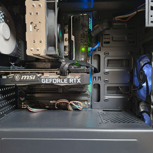 i7 11700f rtx3060 게이밍 pc 데스크탑 컴퓨터 공랭 본체 처분!(서비스o) 이미지