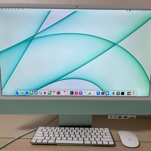 아이맥 21년 24인치 ssd 256GB, ram8GB 이미지