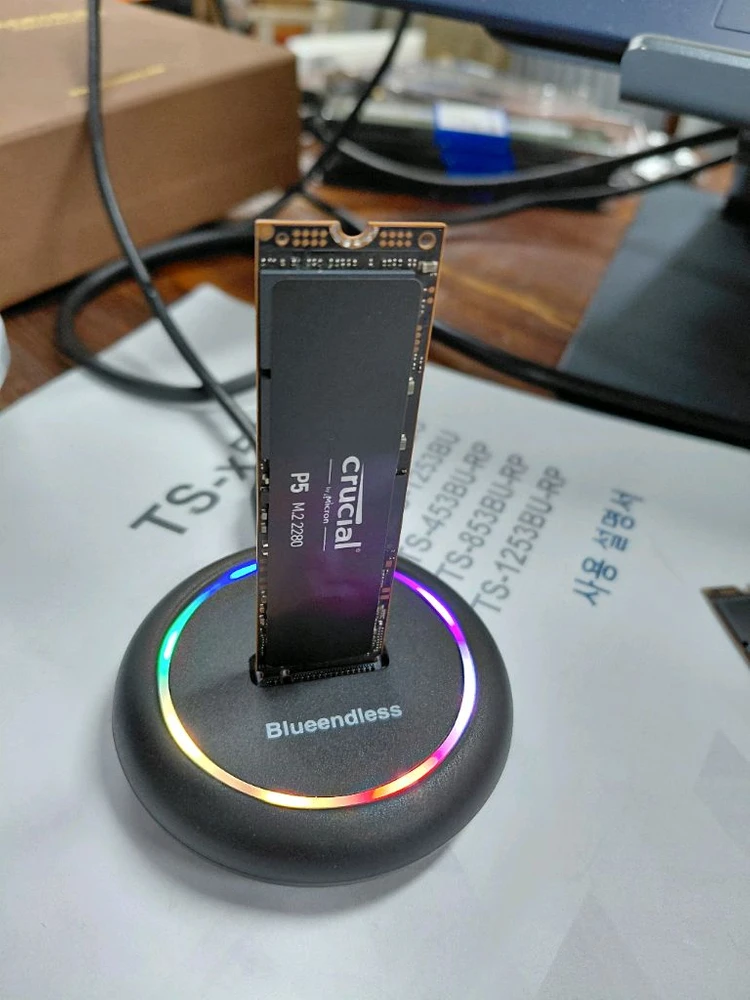 마이크론 크루셜 P5 M.2 NVMe SSD 2TB 2개 이미지