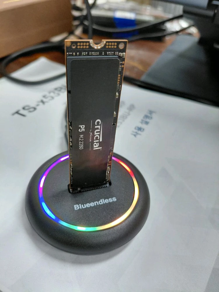 마이크론 크루셜 P5 M.2 NVMe SSD 2TB 2개 이미지