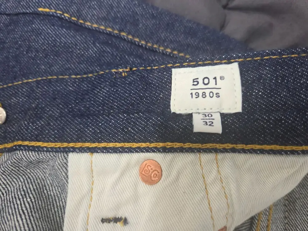리바이스 블루탭 501 이미지