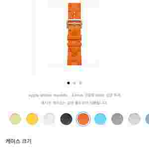 정품 에르메스 킬림 누아 애플워치 42mm 스트랩 이미지