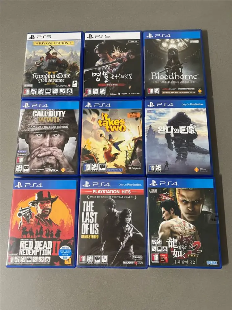 ps4 ps5 콜오브듀티 외 게임타이틀 다수 판매 - 안심되는 중고거래
