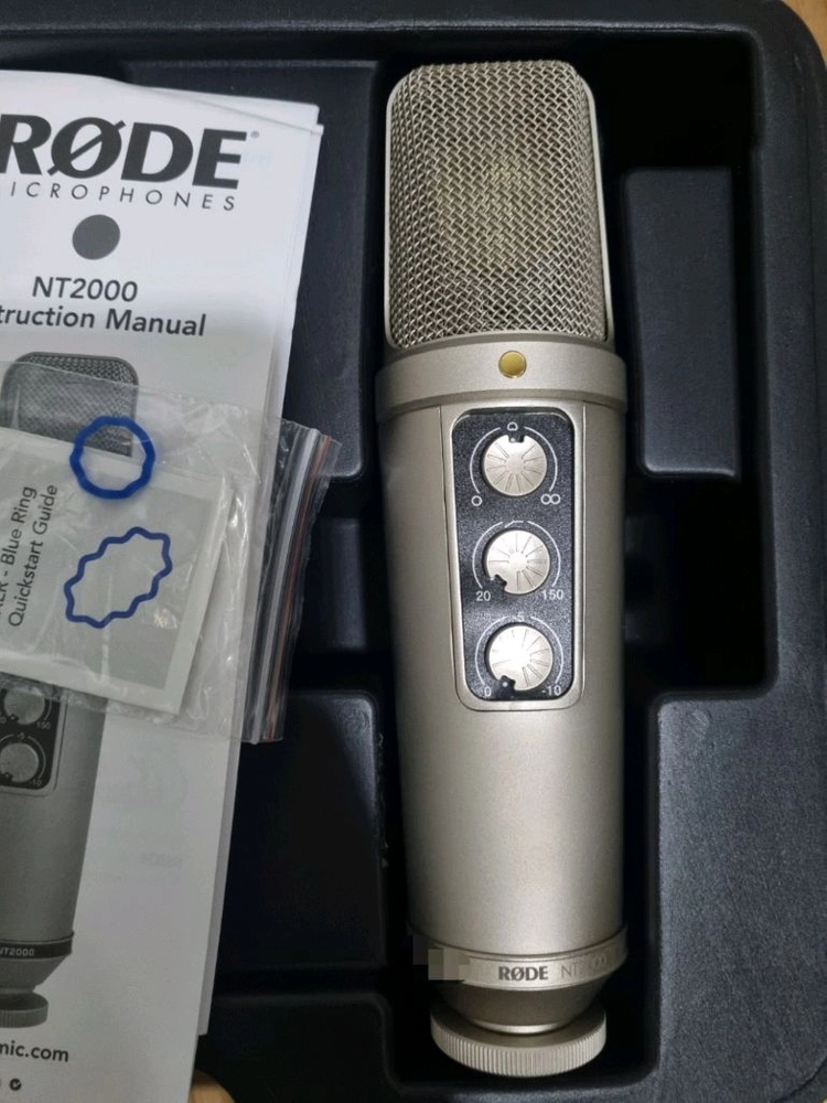 로데 RODE NT2000 멀티패턴 콘덴서마이크 팝니다 NT1 NT2 보다 상급 로드 이미지