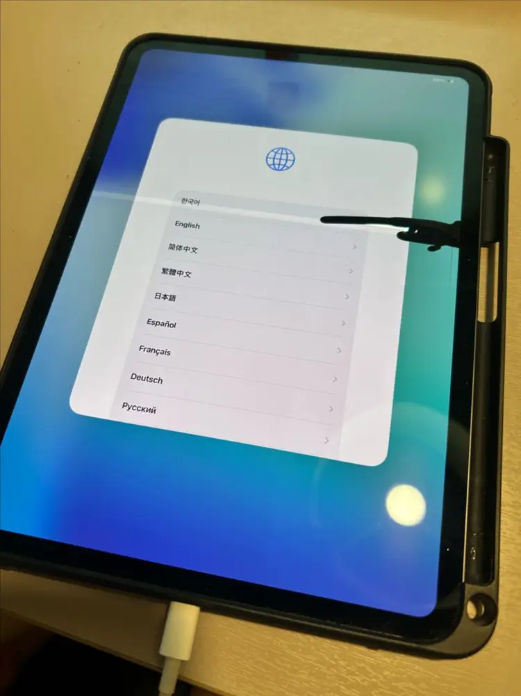 아이패드 프로 ipad pro 11 256g M4 wifi (액정일부파손/배터리성능100) 스페이스그레이 이미지