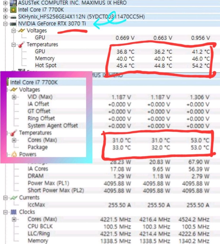 RTX3070ti + 7700k 오버클럭 데스크탑 PC 게이밍 본체 오버워치 롤 배그 발로란트 리니지 이미지