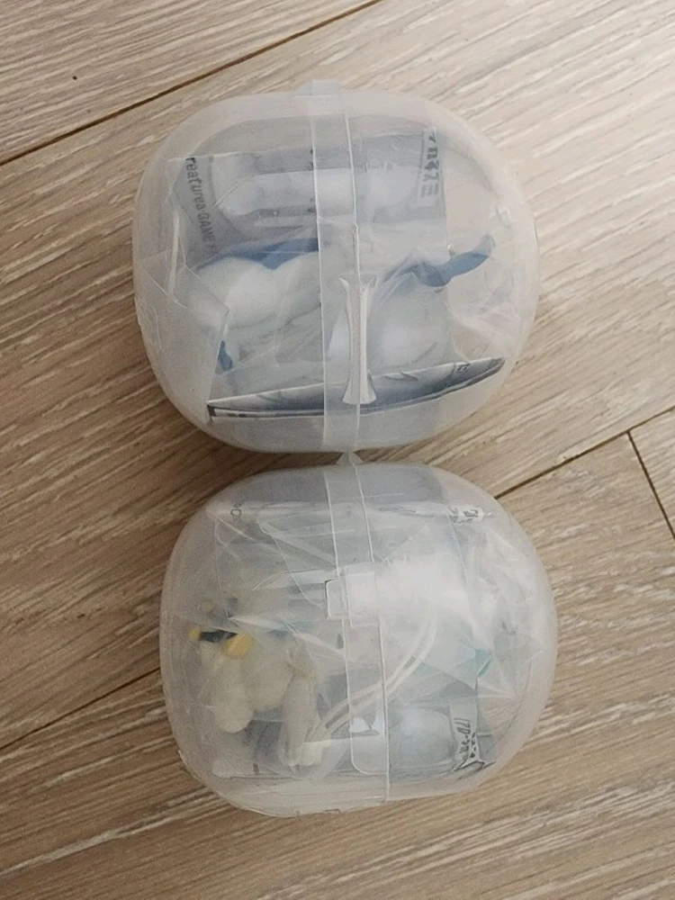 미개봉)포켓몬 납작 페탄코 마스코트 화이트 키홀더 가챠 앱솔 플라엣테 이미지