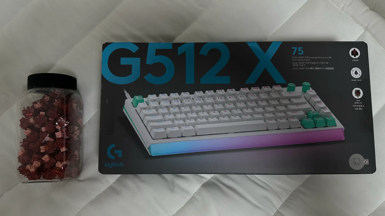 로지텍 G512 X 75 게이밍 키보드 판매 이미지