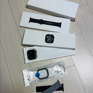 애플워치 11 제트블랙 46mm gps 풀박스 배터리100% 상태 최상 이미지
