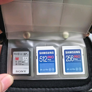 소니 삼성 SD카드 V30 V60 256gb, 512gb 이미지