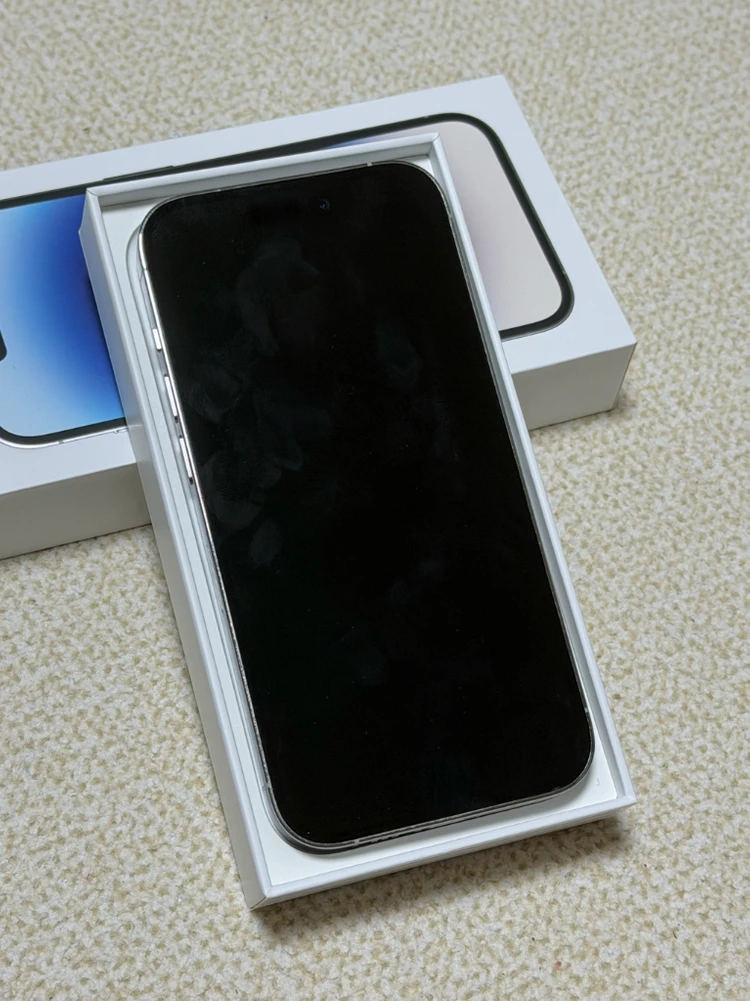 아이폰 14pro 128GB 풀박스 (강화필름 줄이어폰 포함) 이미지