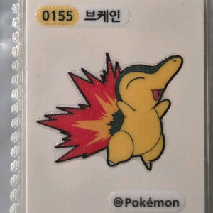 포켓몬 띠부씰 브케인 이미지