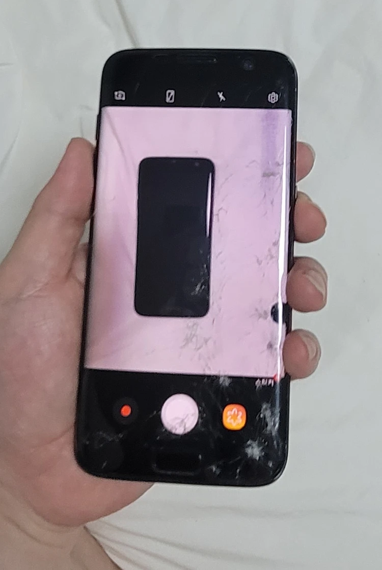 갤럭시 S7 엣지 128GB 블랙 2대 + 박스 2개 + 카드 케이스 5개 이미지