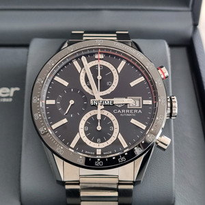태그호이어 준신형 까레라 크로노그래프 41mm 검판 CBM2110(오버홀 완료) 이미지