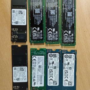 [미사용 새것]삼성, 마이크론, 키옥시아 M.2 NVMe PCIe 4.0 256GB 새노트북에서 나온 미사용 SSD 이미지