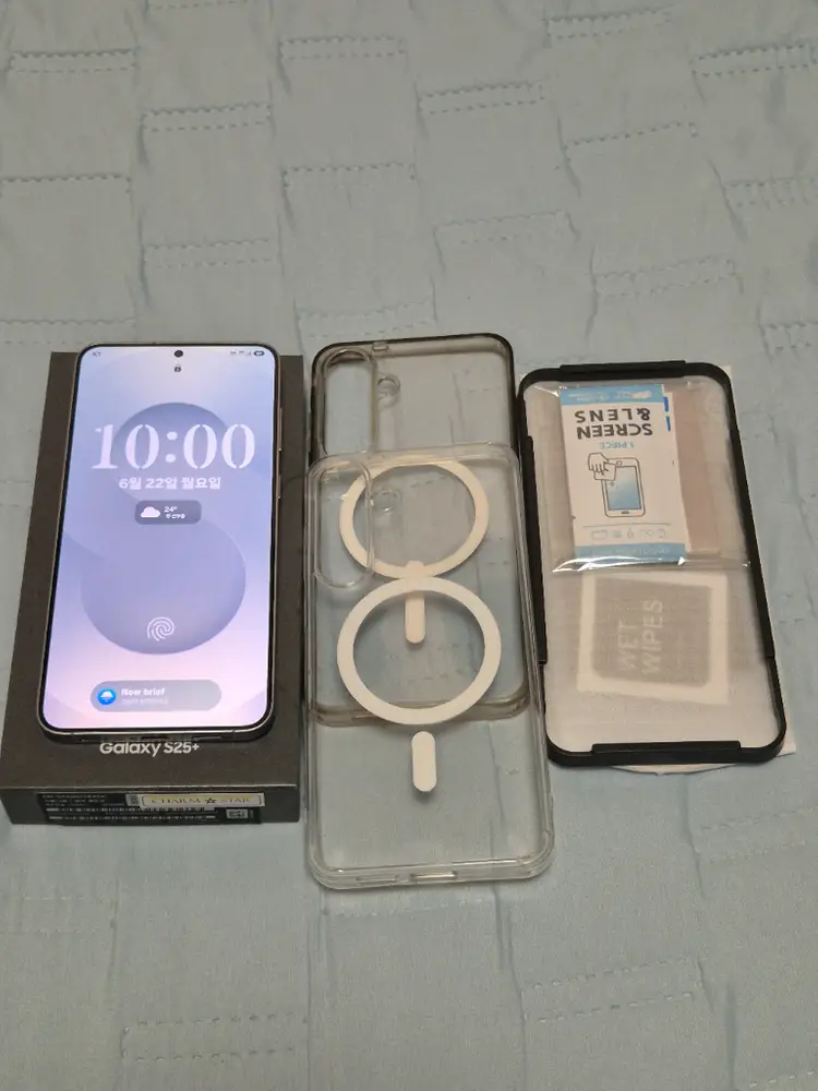 갤럭시 S25플러스 512g 풀박 정상해지 실버 이미지