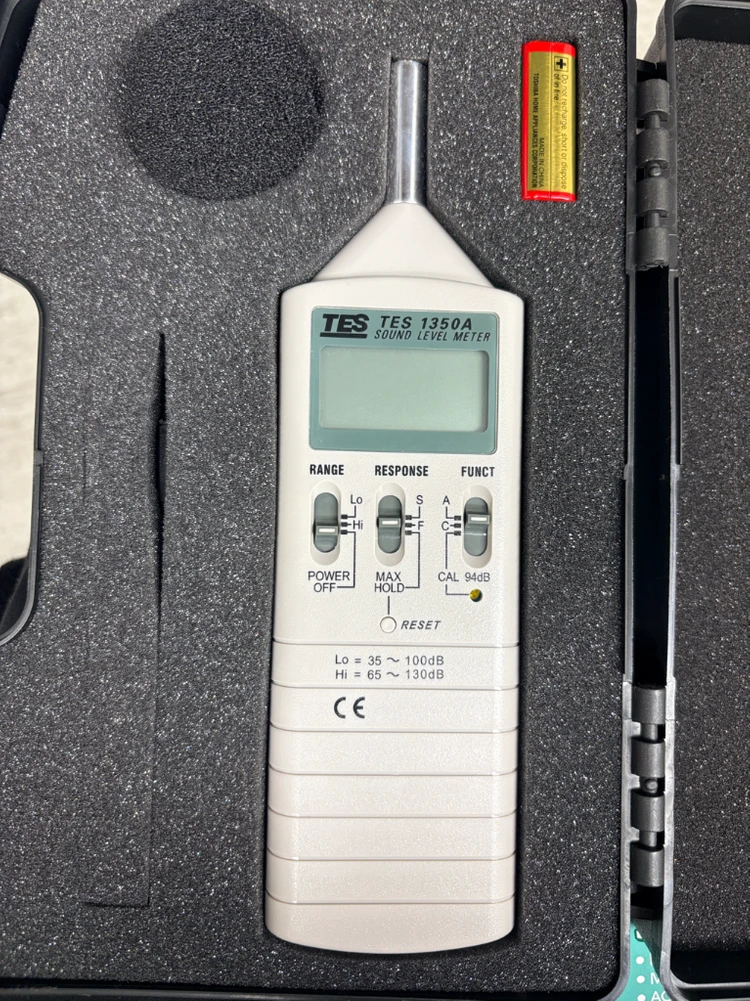 TES-1350A 휴대용 디지털 소음계 이미지