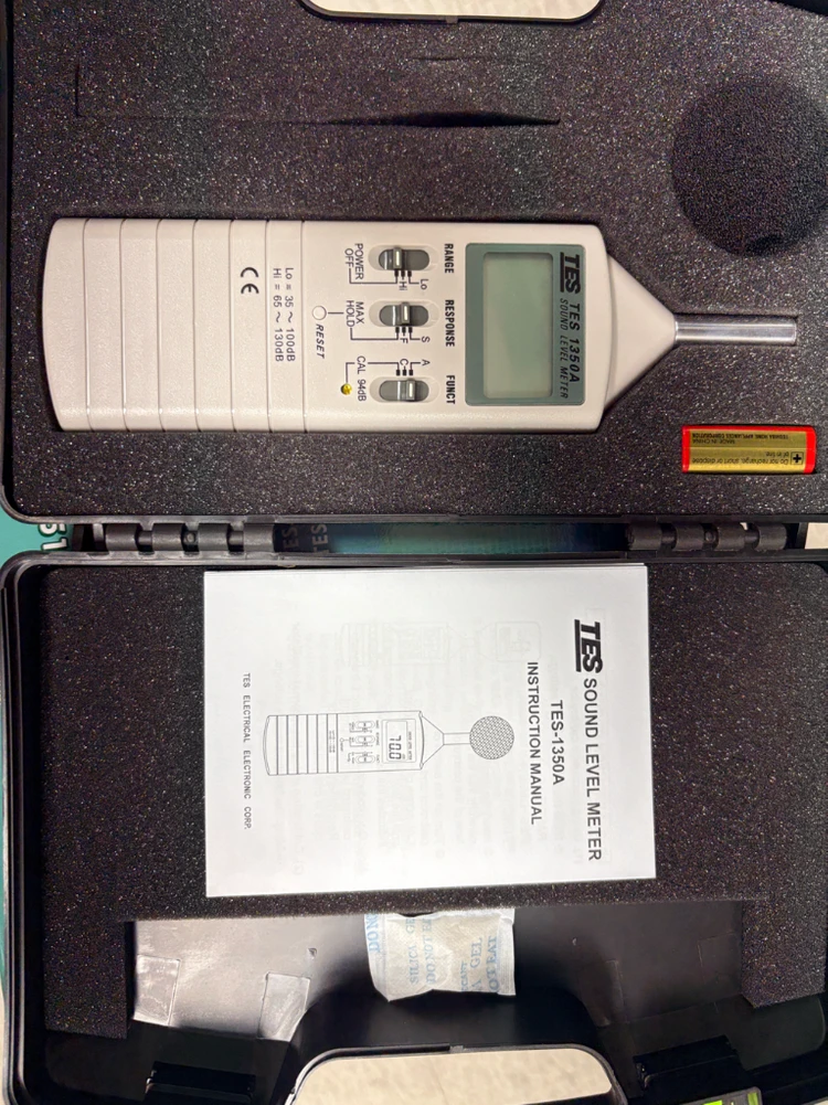 TES-1350A 휴대용 디지털 소음계 이미지
