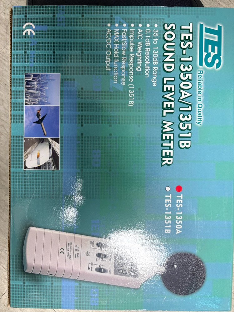 TES-1350A 휴대용 디지털 소음계 이미지