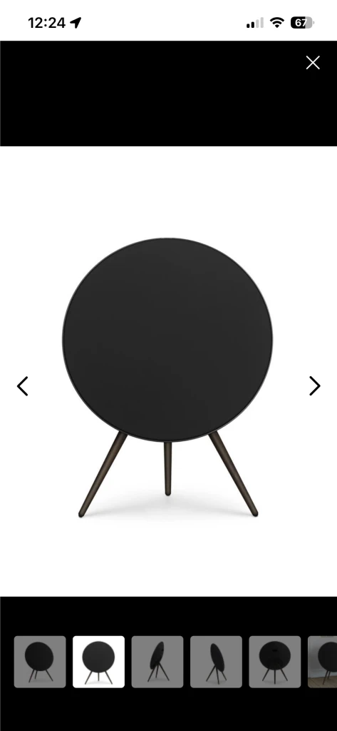 뱅앤올룹슨 Beosound A9 5세대 블랙 앤트러사이트 - 안심되는 중고거래