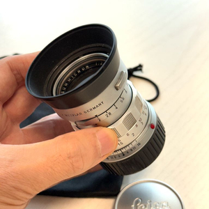 라이카 SUMMICRON Rigid 후기형 50mm f2 렌즈 실버 이미지
